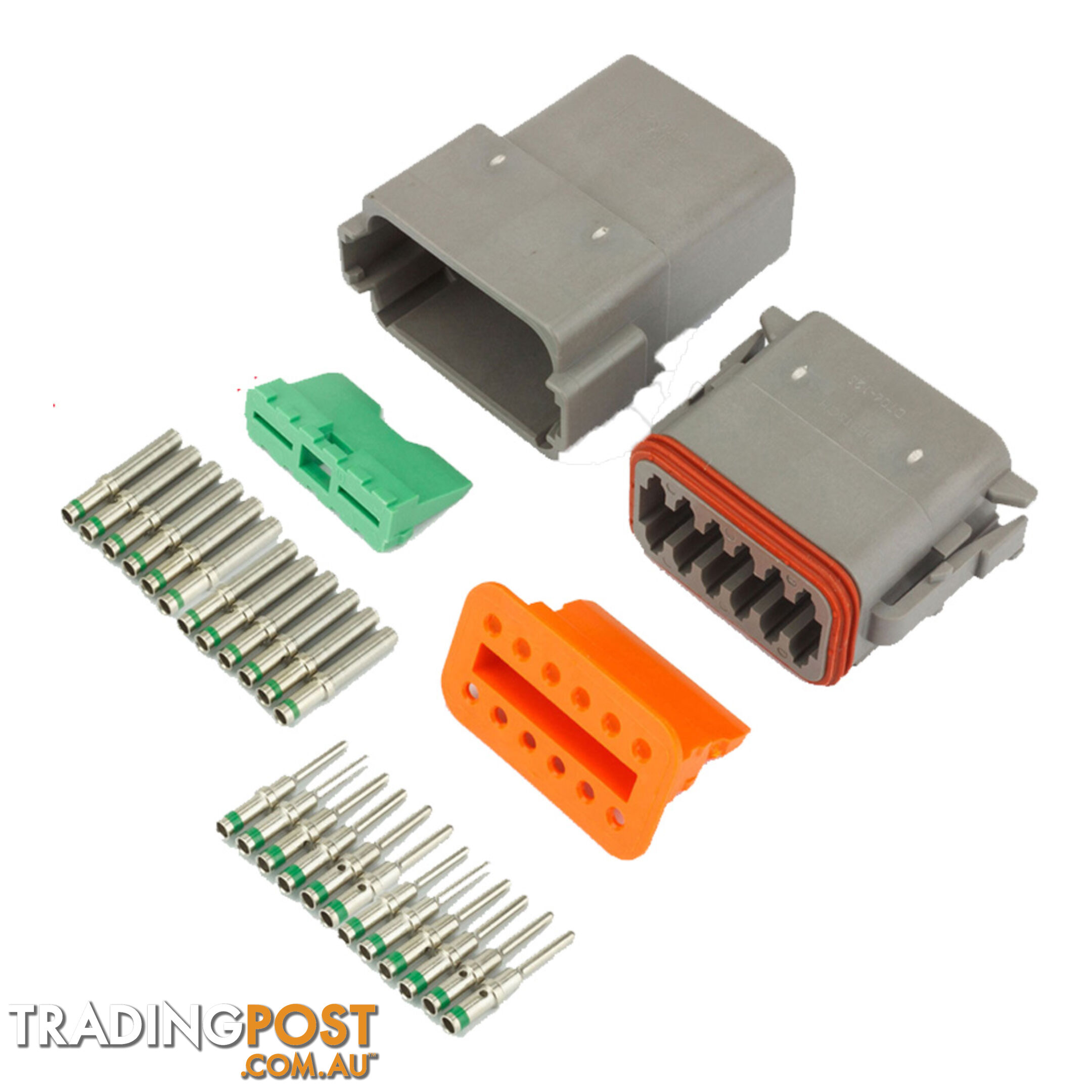 Deutsch DT 12-Way 12 Pin Electrical Connector Waterproof Plug Kit SKU - BB-Deutsch12Pin