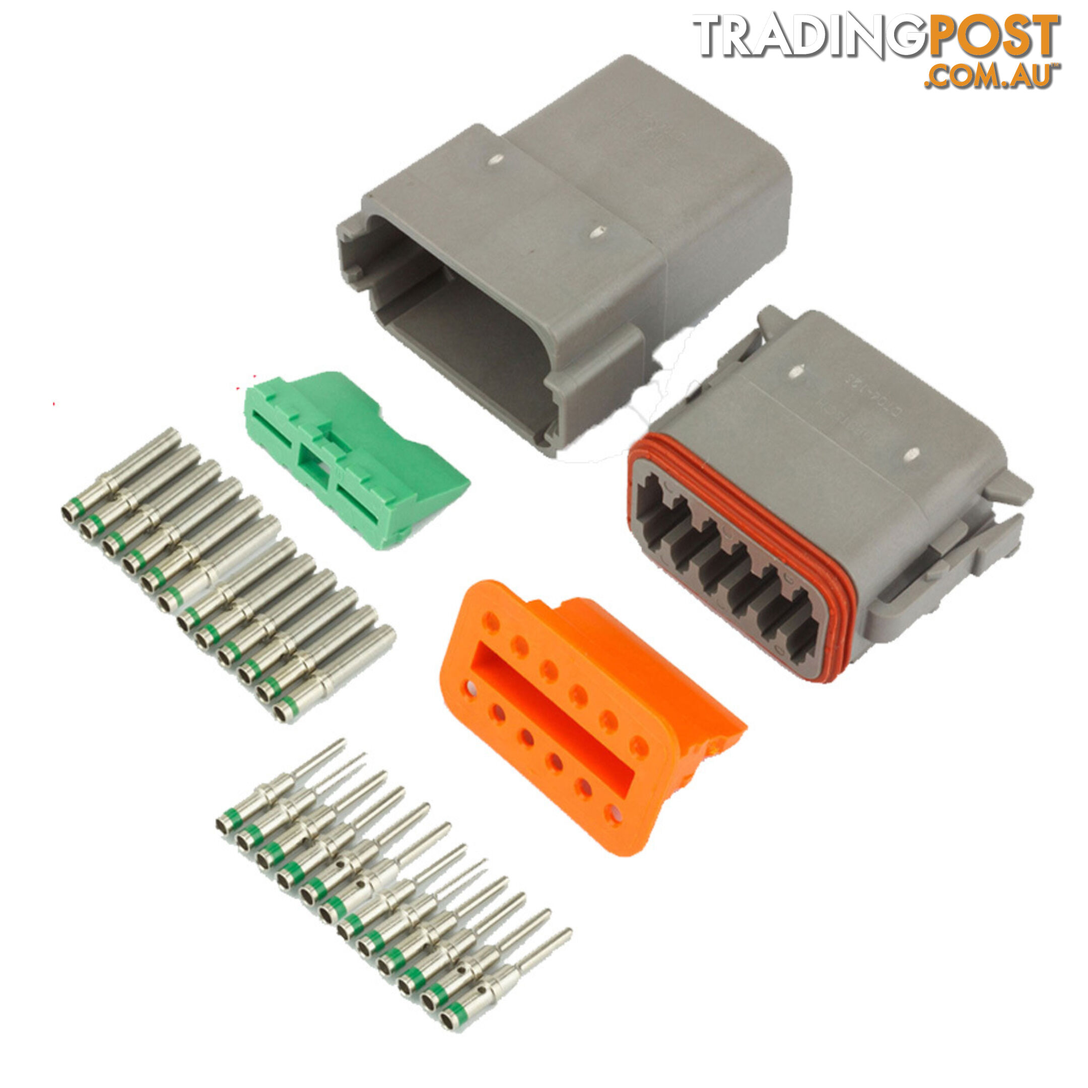 Deutsch DT 12-Way 12 Pin Electrical Connector Waterproof Plug Kit SKU - BB-Deutsch12Pin