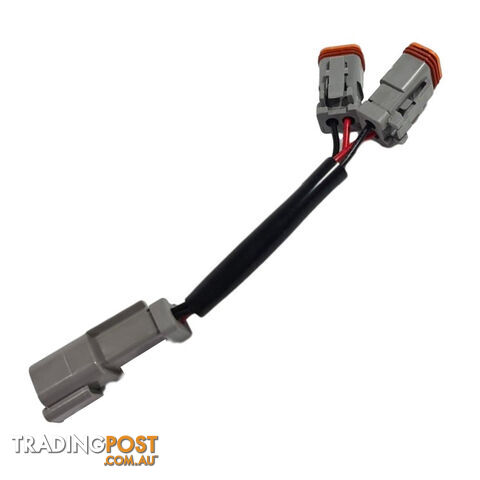 2 Pin Deutsch Plug Single to Dual Plug Splitter Length 160mm SKU - BB-DT2PSplitter