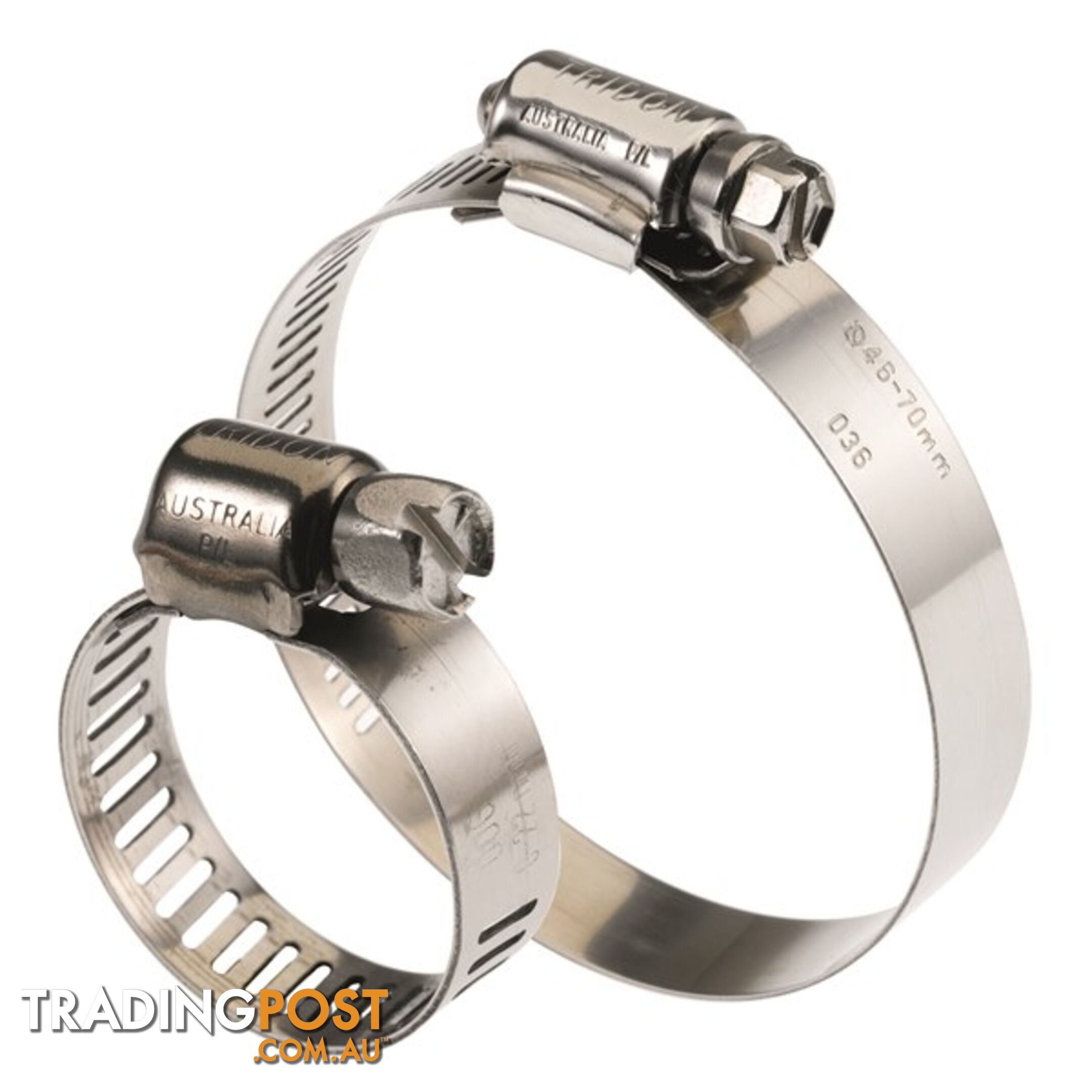 Tridon Full 316 S. Steel Hose Clamp 206mm â 251mm 10pk SKU - H316-152