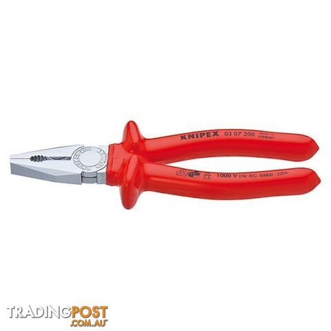 Knipex 160mm Combination Pliers  - 1000V VDE SKU - 307160