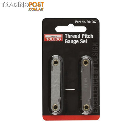 Toledo Thread Pitch Set 2pc Metric and SAE 12 Pitch Sizes per Tool SKU - 301067