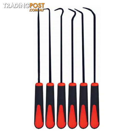 PK Tools Hook   Pick Long Shaft 6pc Set Length 220mm SKU - PT52700