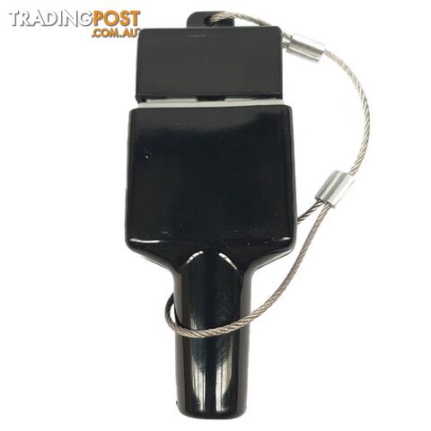 2 x 50 amp Anderson Plug Grey with 2 x 2pc Dust Cover Kit Black Top / Bottom Wire Cable SKU - BB-2x50ampAndoDustCoverKitBlack2pc