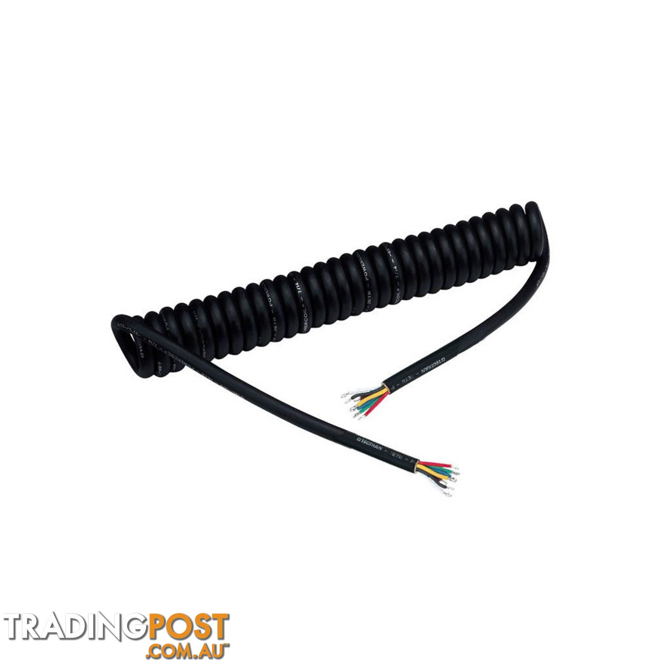 Narva Suzi Coil 7 Core 4mm 4.6 meters Adaptor w/ Short/Long Tail SKU - 82522, 82524, 82528, 82529, 82536