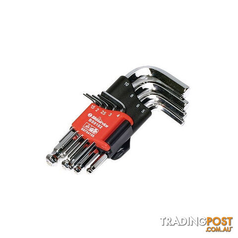 Bike Service Hex Key Set  - Magnetic 9 Piece SKU - BS9102