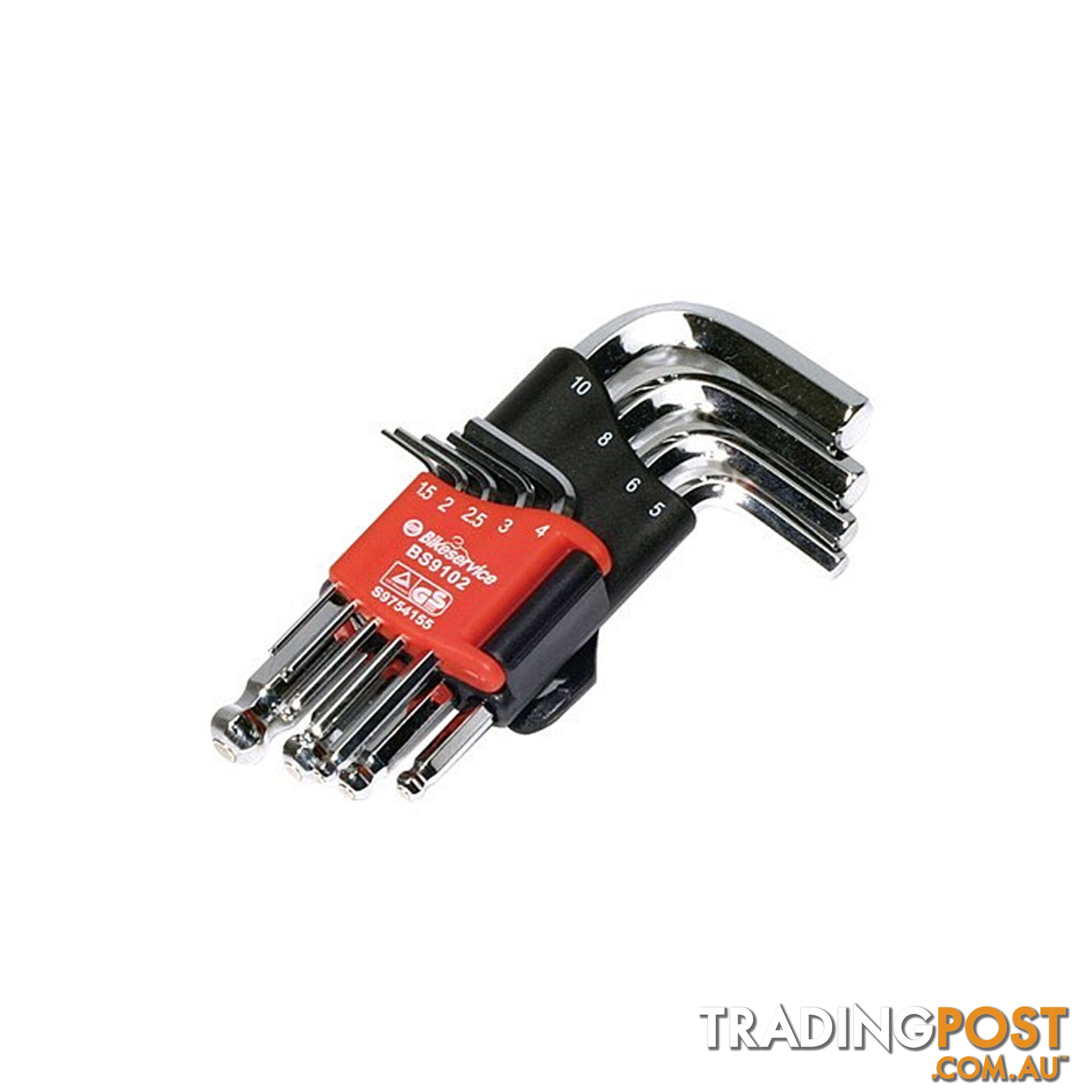 Bike Service Hex Key Set  - Magnetic 9 Piece SKU - BS9102