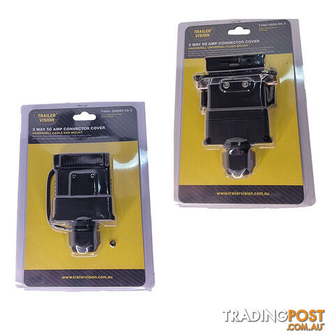 Trailer Vision 3 Pin 50A Anderson Connector Housing Set â Vehicle Mount +...
