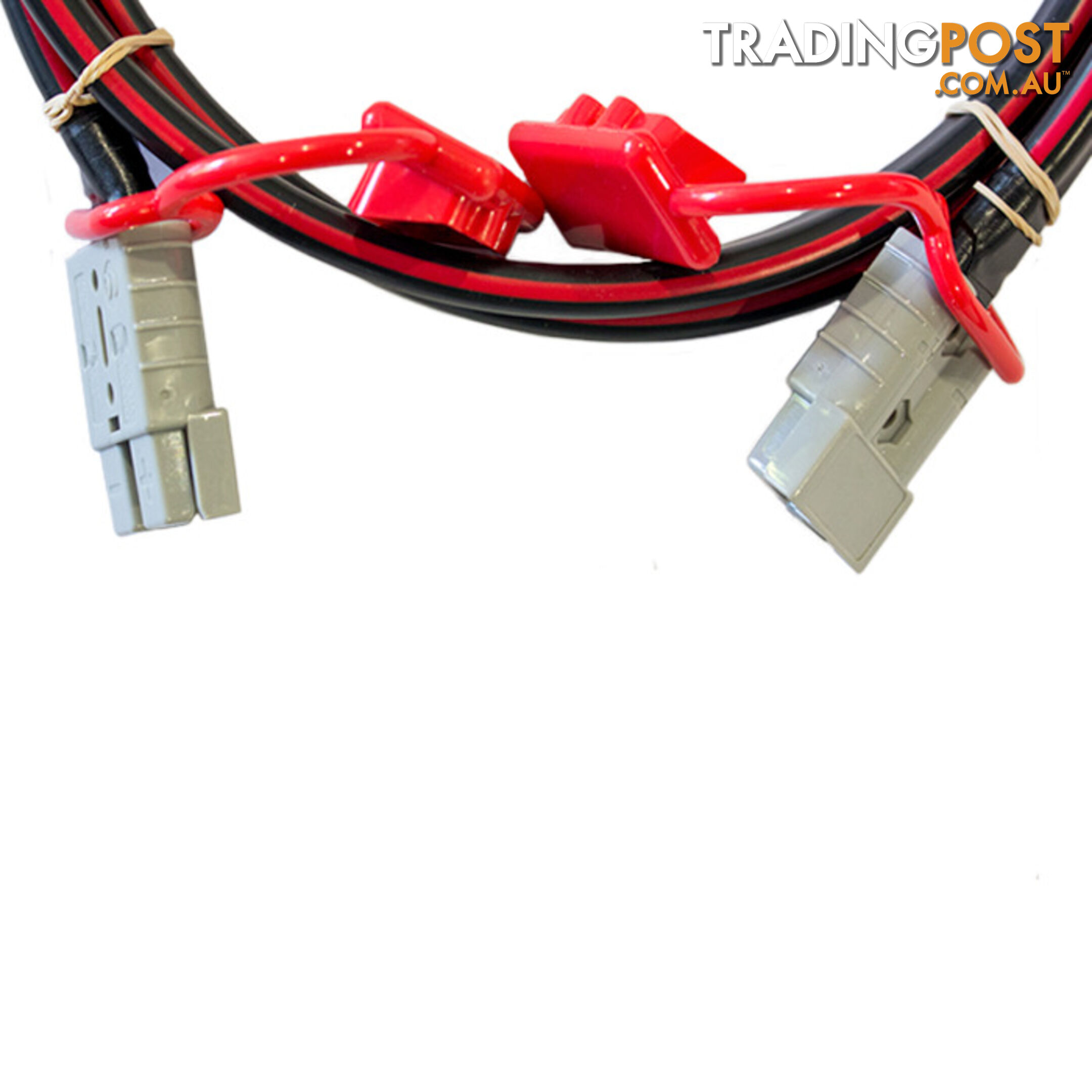 12v Extension x 6m  - 8 B S Dual Core, 50amp Connectors   Dust Caps SKU - BB-50ampAndBattLugs8BS6m