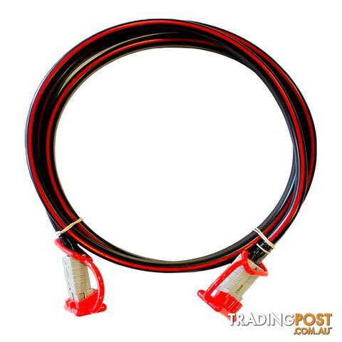 12v Extension x 6m  - 8 B S Dual Core, 50amp Connectors   Dust Caps SKU - BB-50ampAndBattLugs8BS6m