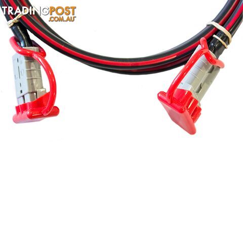 12v Extension x 6m  - 8 B S Dual Core, 50amp Connectors   Dust Caps SKU - BB-50ampAndBattLugs8BS6m