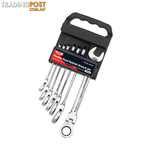 Toledo Ratchet Wrench Set 7pc 5/16 "  - 3/4 " SAE Flexible Head SKU - 301412