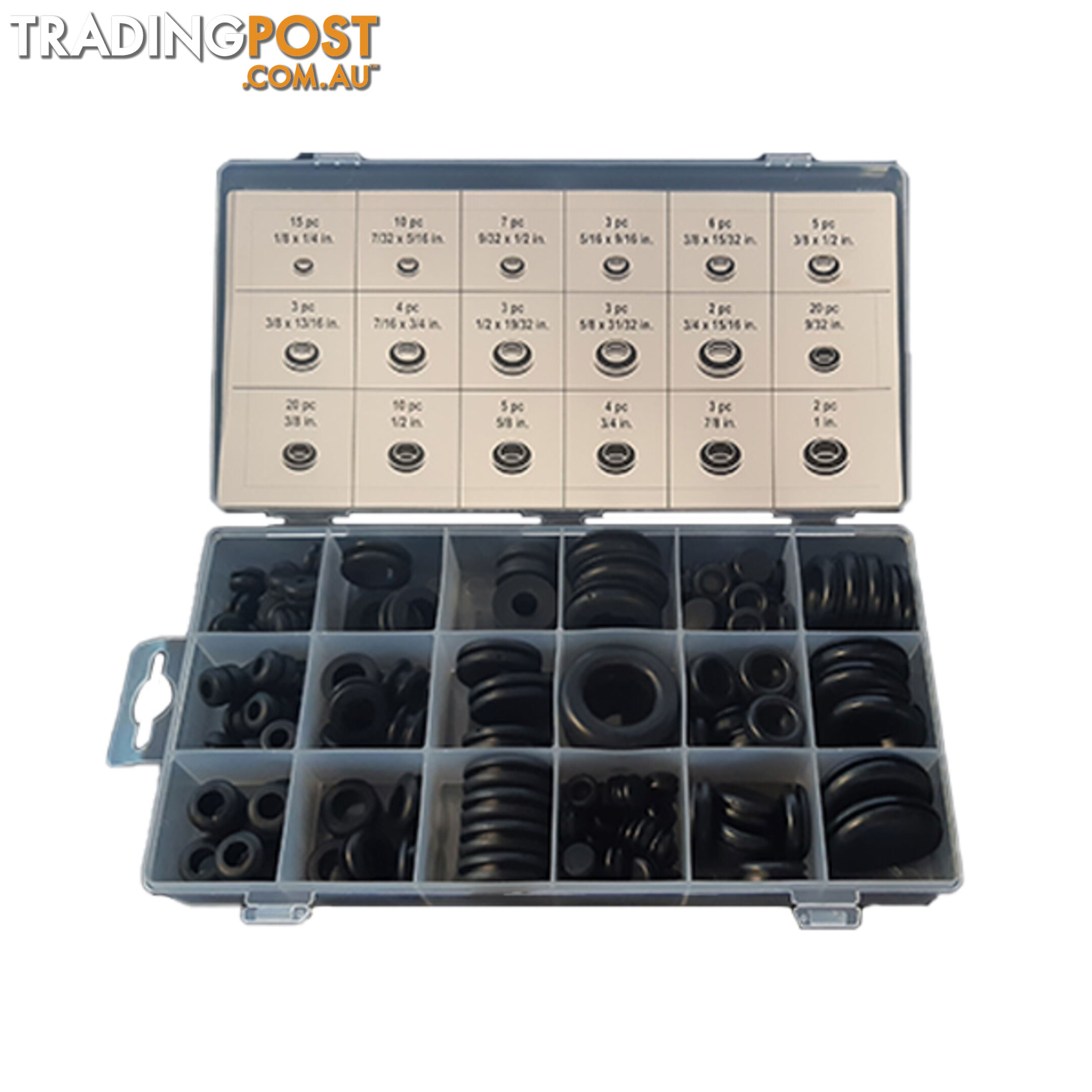 Rubber Grommet Assortment Kit 125pc  - (Duplicate Imported from WooCommerce) SKU - RG2108