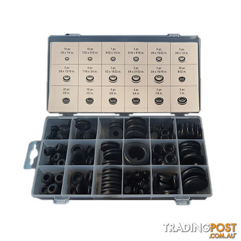 Rubber Grommet Assortment Kit 125pc  - (Duplicate Imported from WooCommerce) SKU - RG2108