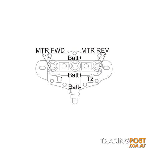 Cole Hersee Motor Reversing Solenoid 12v 75A / 24v 45A DPDT F-Type Bracket SKU - E61-24450, E61-24450-02 - photo 2 of 2