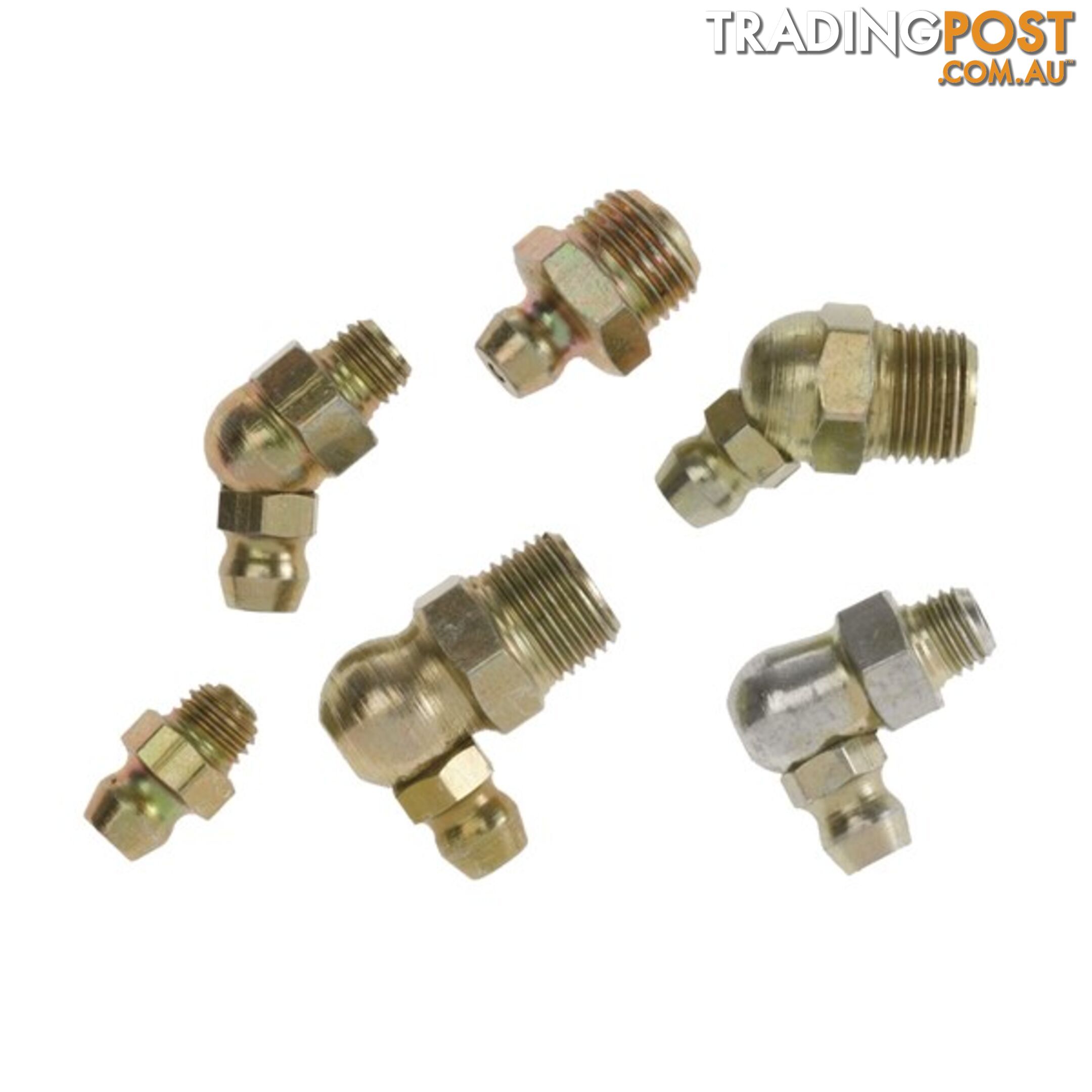 Toledo Grease Nipple Steel  - 1/4â 28 SAE Taper Thread Short 65Â° (5 Pk) SKU - 305321