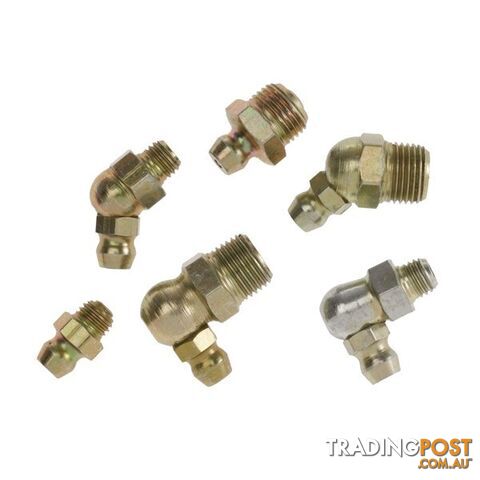 Toledo Grease Nipple Steel  - 1/4â 28 SAE Taper Thread Short 65Â° (5 Pk) SKU - 305321