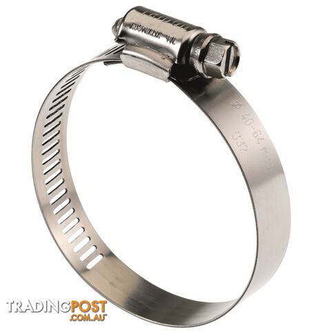 Tridon Full S. Steel Hose Clamps 18mm â 32mm Perforated Band 10pk SKU - HAS012P