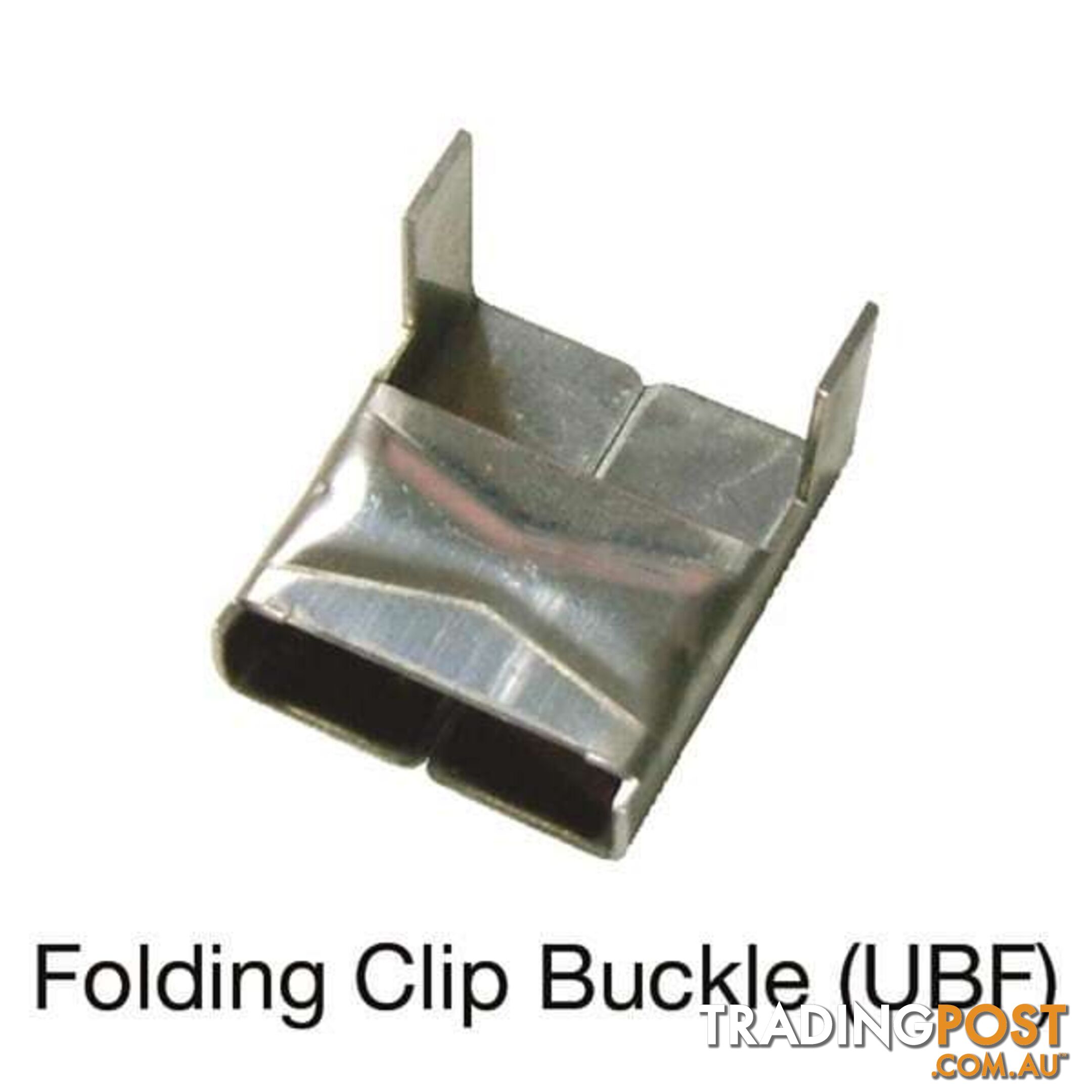 Tridon Folding Clip Buckle to suit 19.0mm (3/4 ") x 0.75mm 100 Pieces SKU - UBF012100