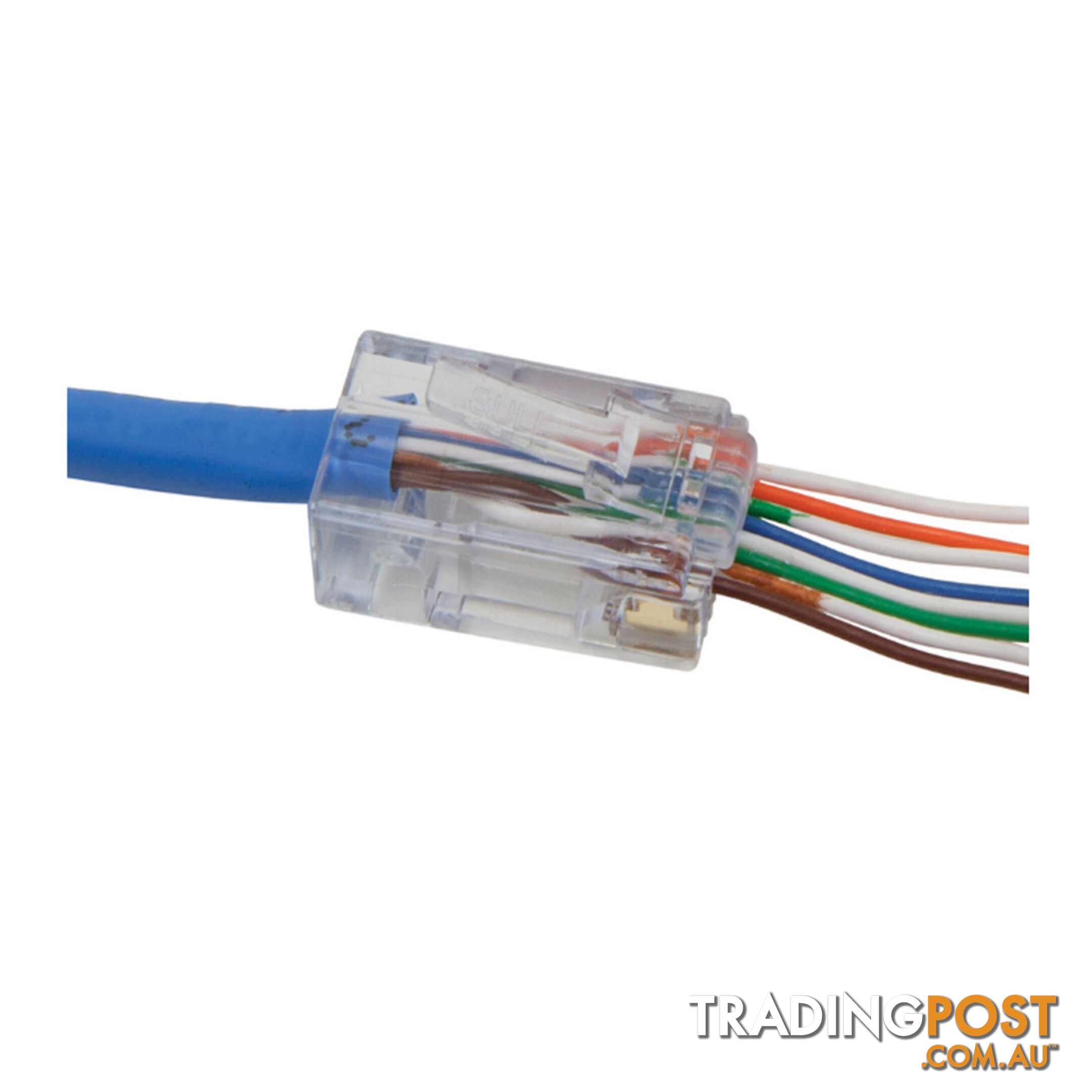 Klein Pass-Thru Modular Data Plug CAT6 50pk SKU - VDV826-703