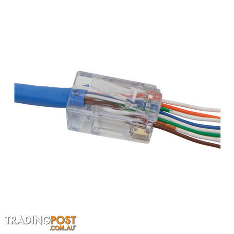 Klein Pass-Thru Modular Data Plug CAT6 50pk SKU - VDV826-703