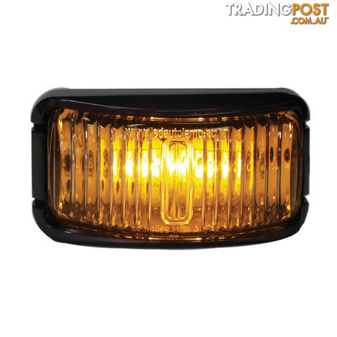LED Autolamp Side Marker 42 Series Amber 74 x 38 x 35mm 12 / 24v SKU - 42AM
