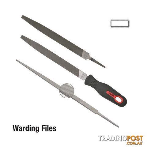 Toledo Warding File Second  - Cut 100mm SKU - 04WF02CD