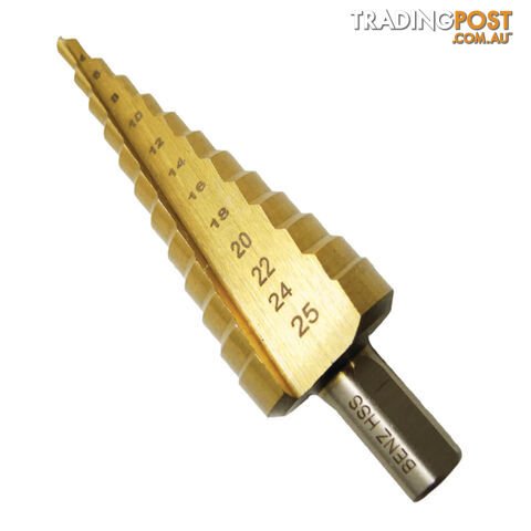 Wattmaster Electricians Step Drill Bit 4  - 25mm SKU - WATSTEP1625