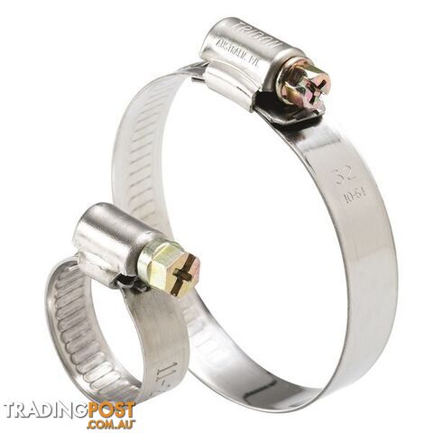 Tridon Regular Hose Clamp 40mm â 64mm Solid Band Part Stainless 10pk SKU -...