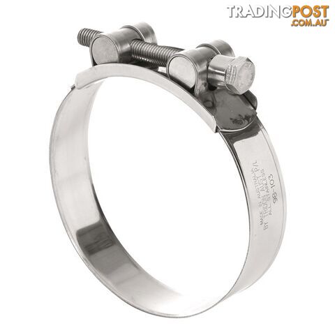 Tridon T-Bolt Hose Clamp 77mm â 82mm All Stainless Solid Band 10pk SKU - TTBS77-82P