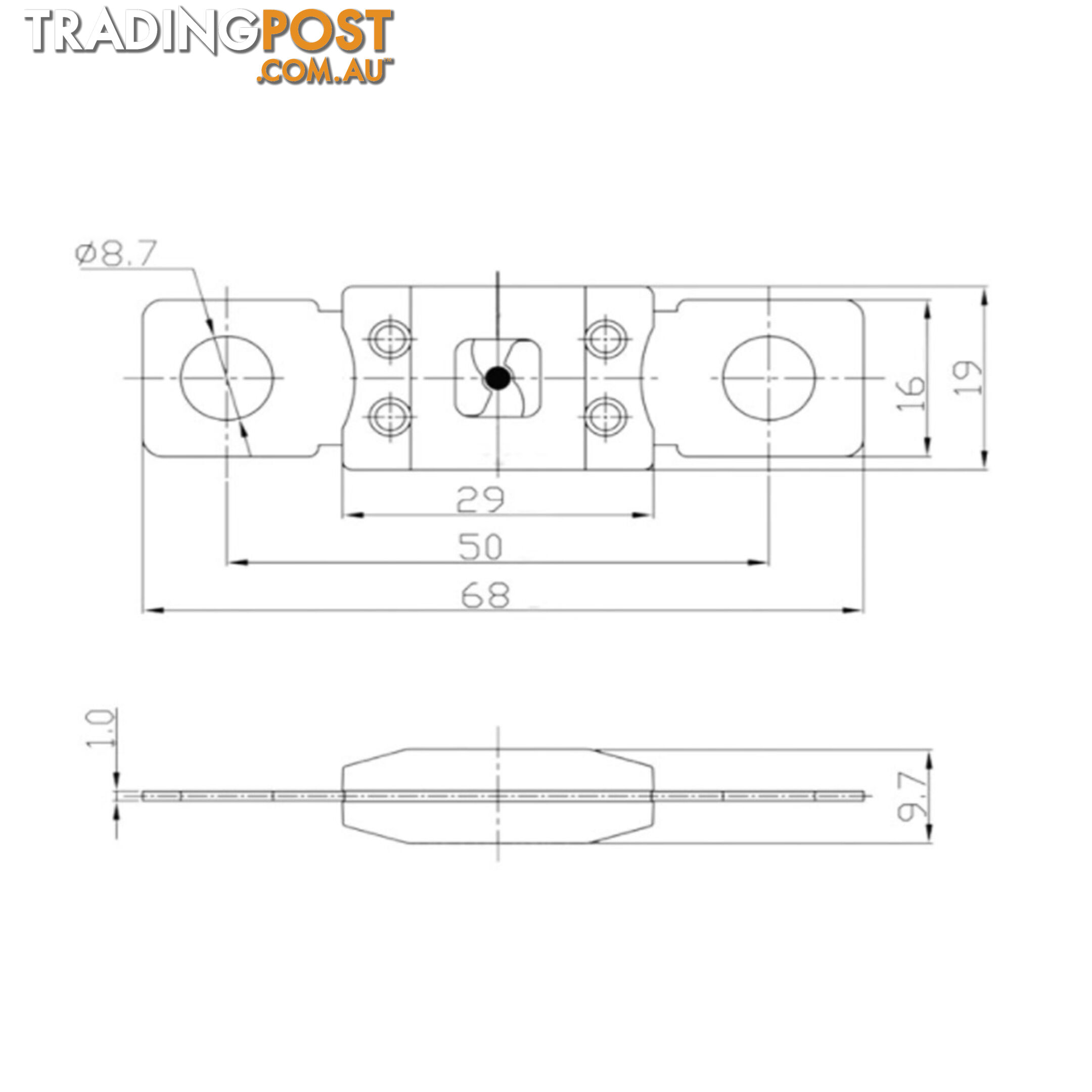 Mega Fuses 40 amp  - 500 amp Slow Burn