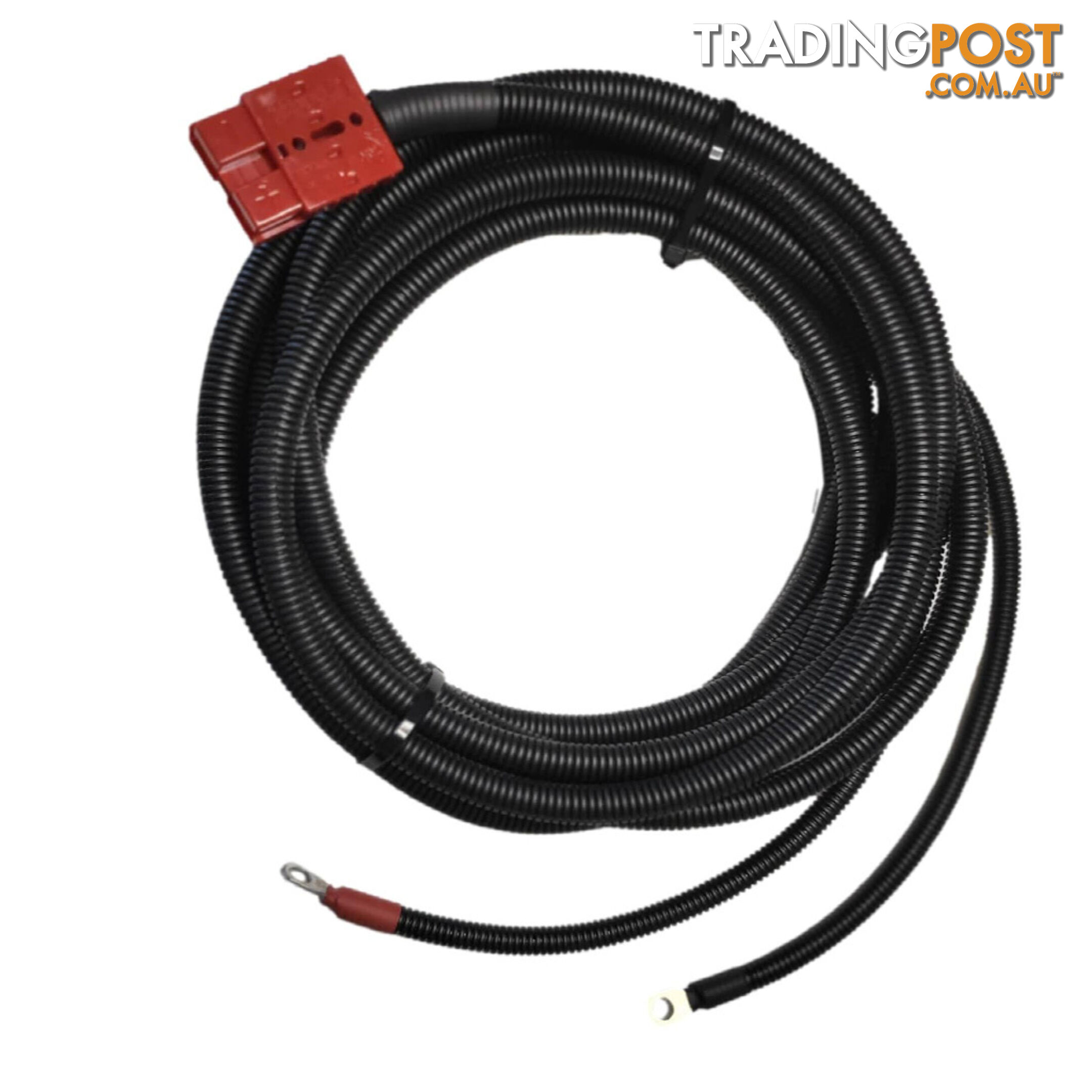 6m x 6mm 12v Lead 50a Red Anderson Style Connector 30a Midi Split Tube SKU - 10074