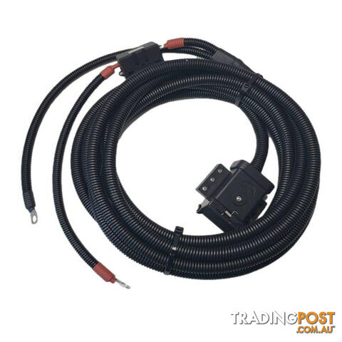 6m x 6mm 12v Lead 50a Red Anderson Style Connector 30a Midi Split Tube SKU - 10074