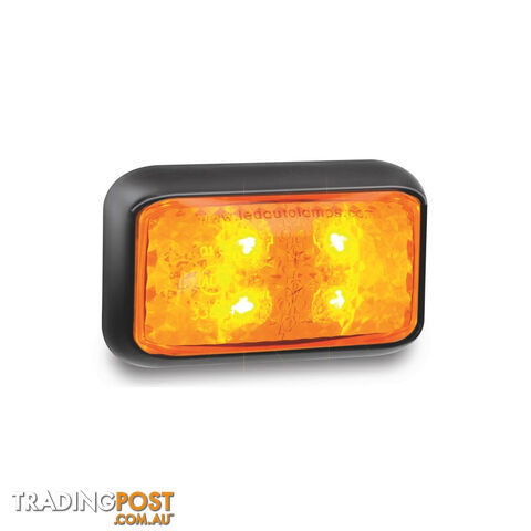 LED Autolamps 10/30v Truck Trailer 4 LED Marker Lamps 35 Ser SKU - E72-35AM,...