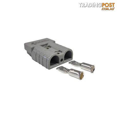 50 amp Anderson Style Plug Grey with 6 awg Terminals