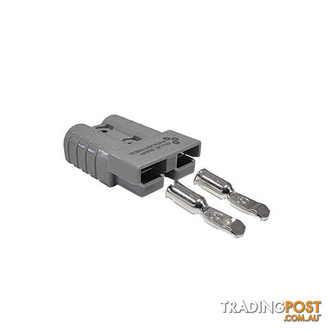 50 amp Anderson Style Plug Grey with 6 awg Terminals