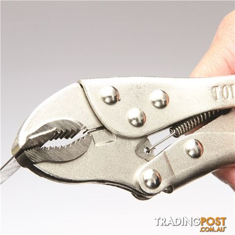 Lock-Grip Pliers  - Curved Jaw 180mm SKU - VG180