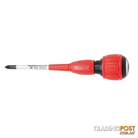 Toledo Screwdriver Strike-Thru Phillips #2 x 100mm SKU - 321954