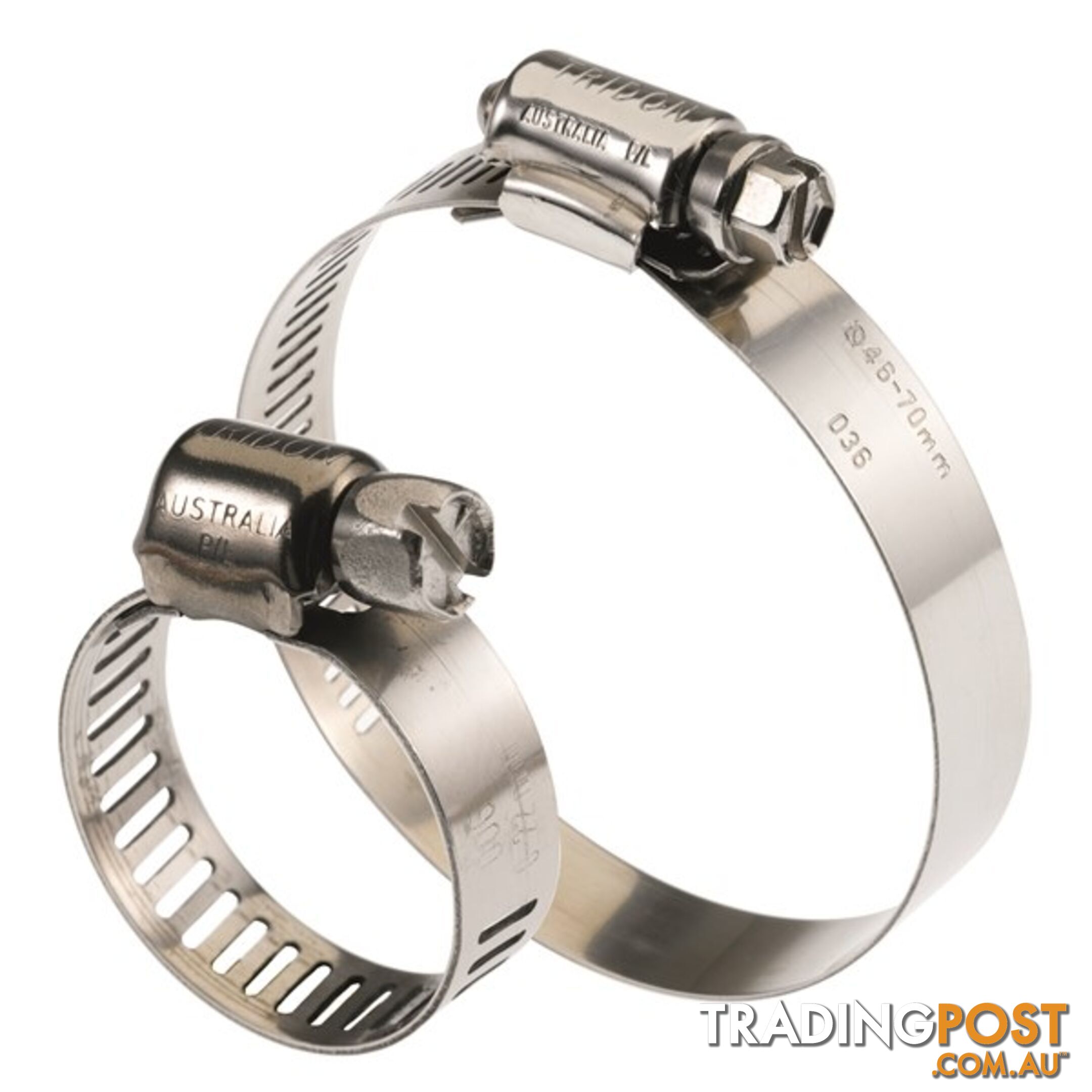 Tridon Full 316 S. Steel Hose Clamp 222mm â 273mm 10pk SKU - H316-164