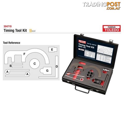 Toledo Timing Tool Kit  - BMW SKU - 304719