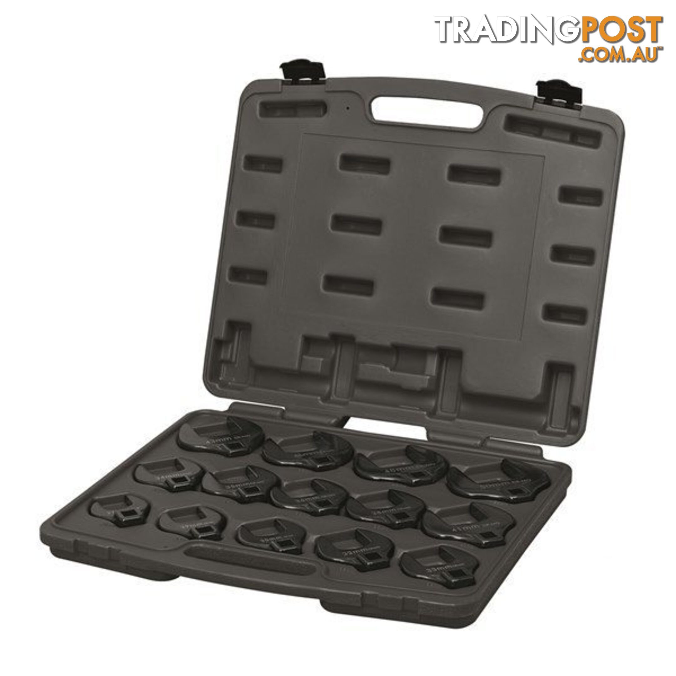 Toledo Crowfoot Wrench Set 1/2 " Dr  Metric 27  - 50mm  14Pc SKU - 301465