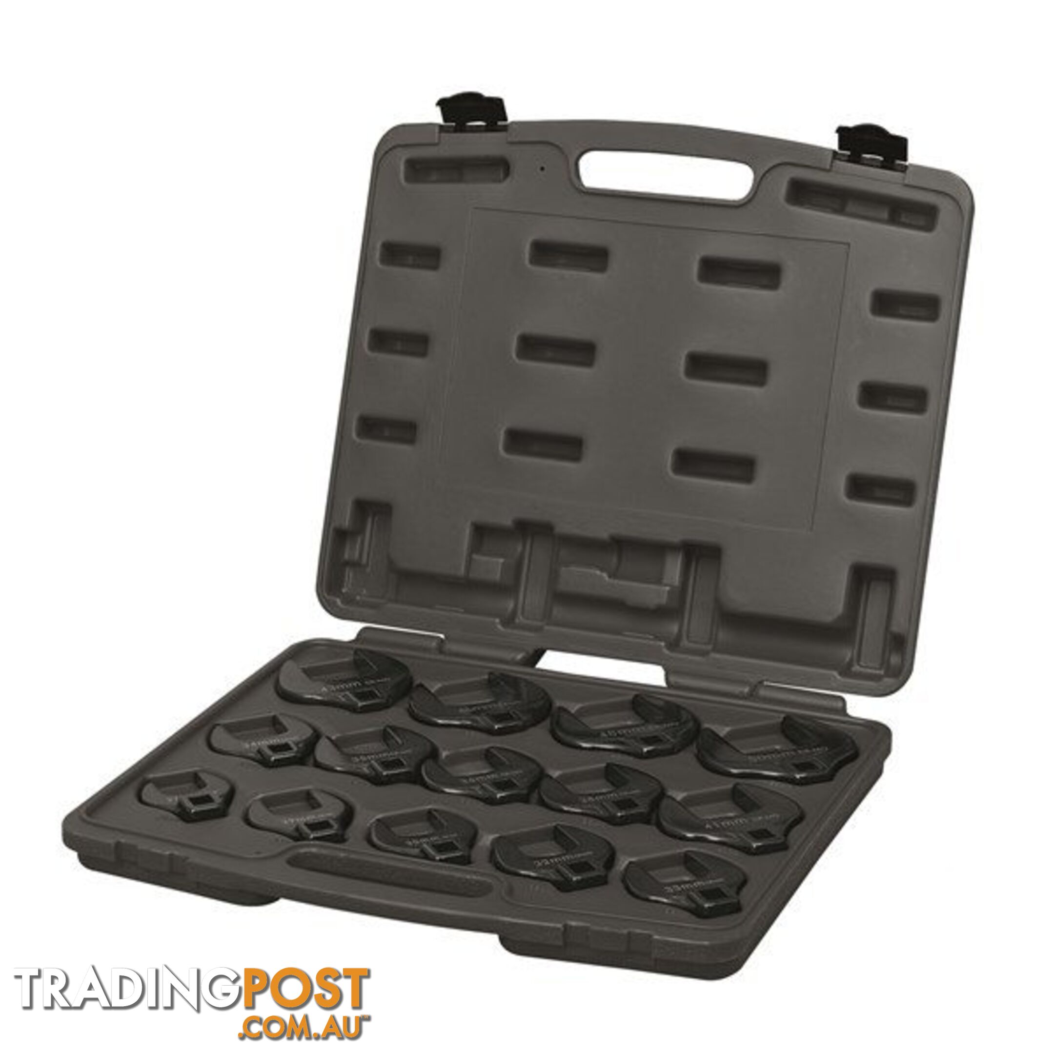 Toledo Crowfoot Wrench Set 1/2 " Dr  Metric 27  - 50mm  14Pc SKU - 301465