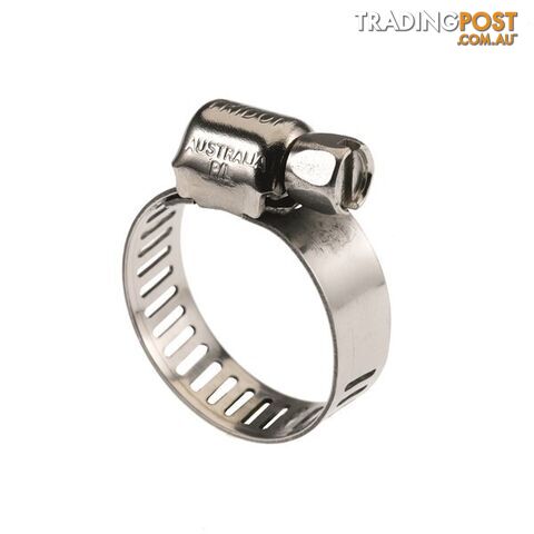 Tridon Full S. Steel Hose Clamp 40mm â 57mm Micro Perforated Band 10pk SKU -...