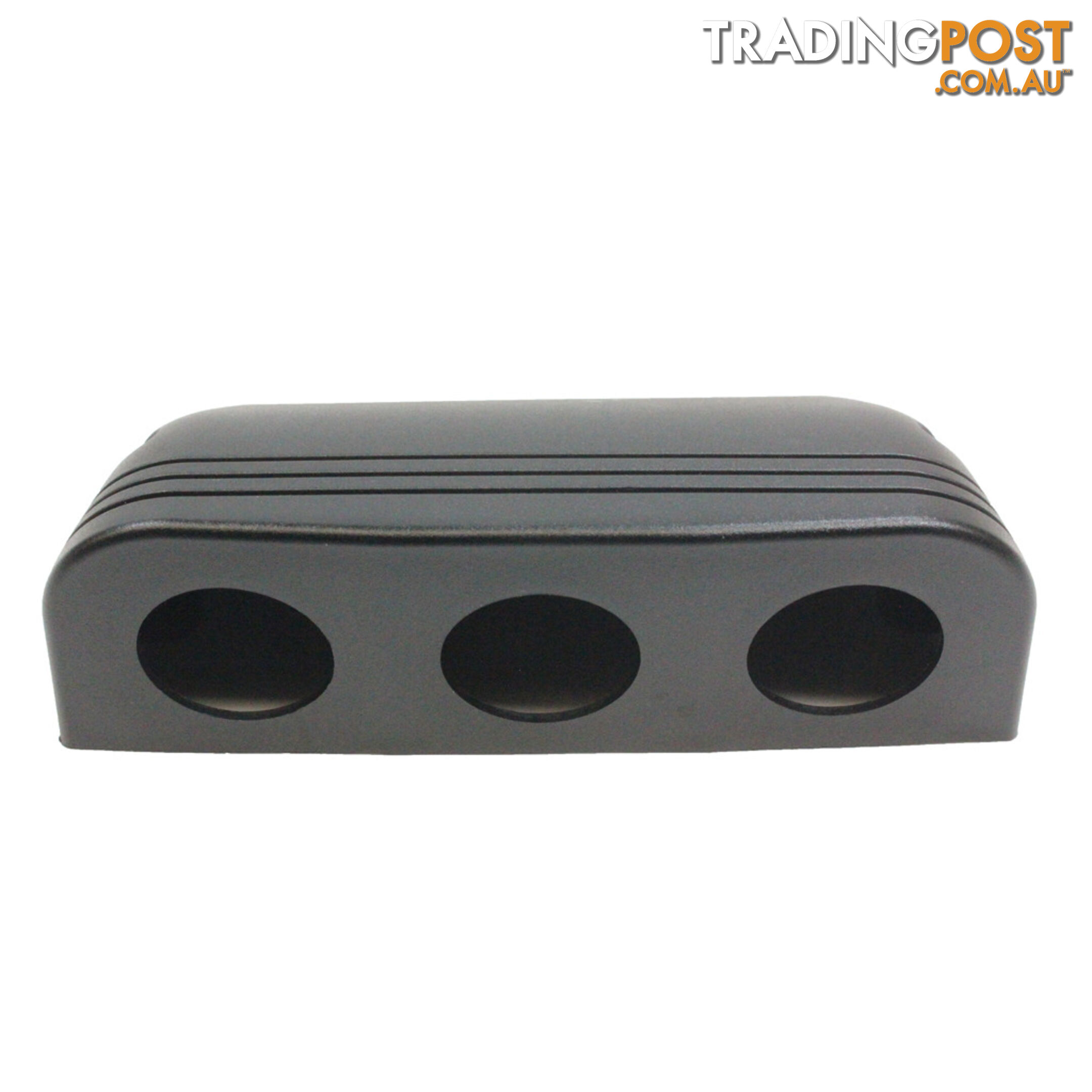 Triple Hole Surface Mount Inlet Socket Heavy Duty Plastic 30mm Diameter SKU - BB-Tripledome