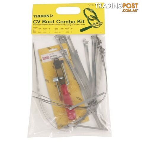 Tridon CV Boot Clamp Pack 31pc Set Inc CV Clamp Tool with Cutter All Sizes SKU - CVCP10