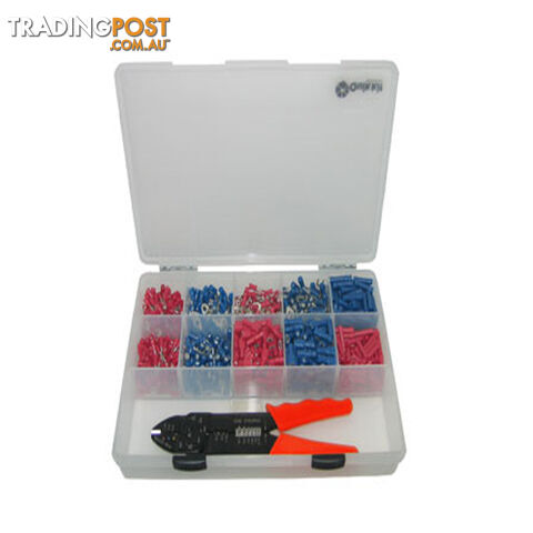 Wattmaster Electrical Terminal 1001pc Kit Inc Crimping Tool   Carry Case SKU - ALCPTKIT10