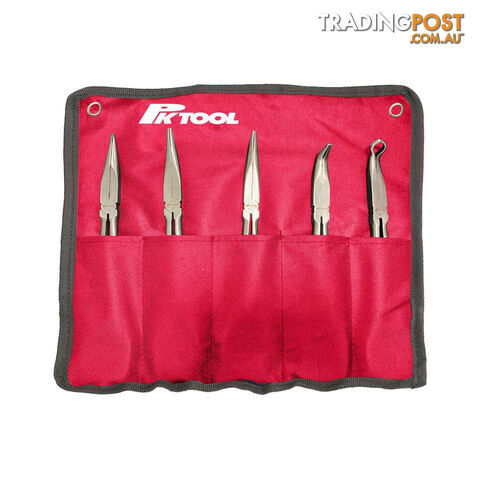 PK Tools 280mm Long Reach Long Nose Plier Set 30° 45° 90°- 5pc SKU - PT20120