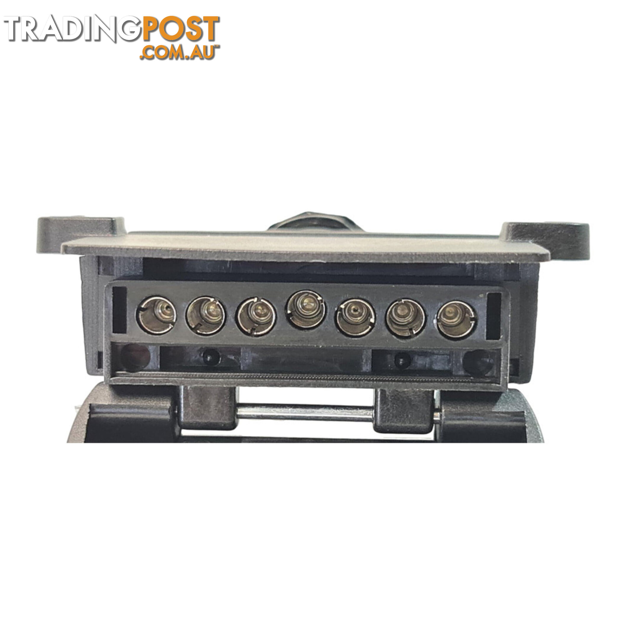 Trailer Vision 7 Pin Flat Male Plug   7 Pin Female Socket with Terminal Springs SKU - TV106FTV105F