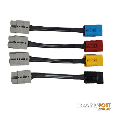 50amp Anderson Connector Grey to Red, Blue, Black or Yellow Plug