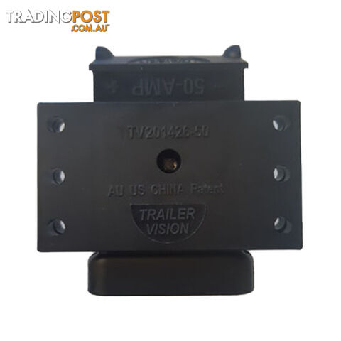 Trailer Vision 50 amp Top Mount with LED Screw Connector Anderson Plug SKU - TV201426SC